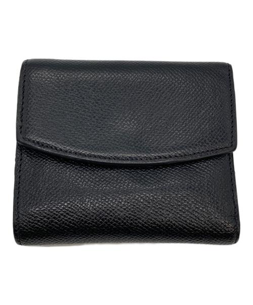 Maison Margiela（メゾンマルジェラ）Maison Margiela (メゾンマルジェラ) ディアスキントライフォールドウォレット S55UI0296 ブラックの古着・服飾アイテム