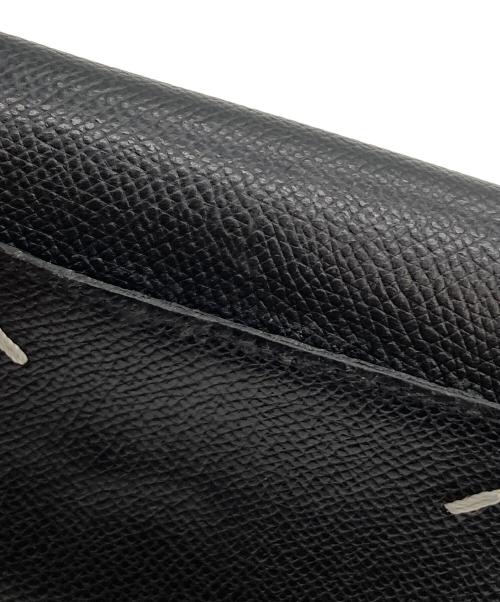 Maison Margiela（メゾンマルジェラ）Maison Margiela (メゾンマルジェラ) ディアスキントライフォールドウォレット S55UI0296 ブラックの古着・服飾アイテム