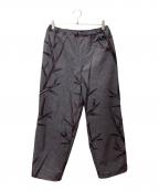 SEDAN ALL-PURPOSEセダンオールパーパス）の古着「Camouflage Wide Track Pants SD25S-PT04」｜グレー