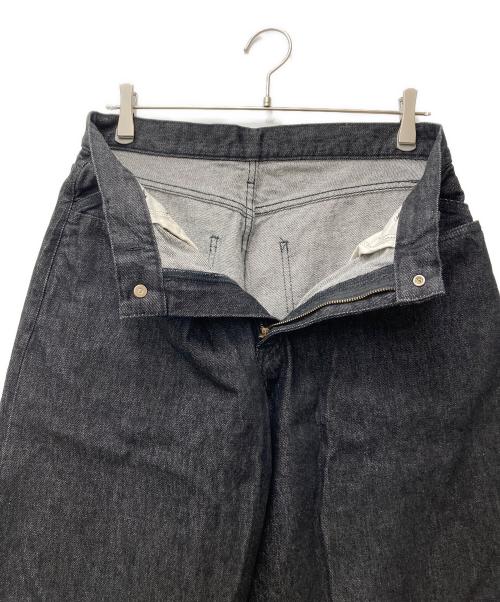 CUP AND CONE（カップアンドコーン）CUP AND CONE (カップアンドコーン) バギーデニムパンツ ブラック サイズ:W３１の古着・服飾アイテム