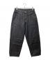 CUP AND CONE（カップアンドコーン）の古着「バギーデニムパンツ」｜ブラック