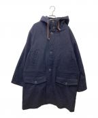 POLO RALPH LAURENポロ・ラルフローレン）の古着「ウールフーデッドコート R-RL-YA0733」｜ネイビー