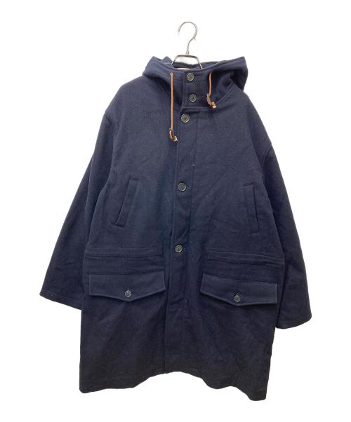 POLO RALPH LAUREN（ポロ・ラルフローレン）POLO RALPH LAUREN (ポロ・ラルフローレン) ウールフーデッドコート R-RL-YA0733 ネイビー サイズ:Lの古着・服飾アイテム