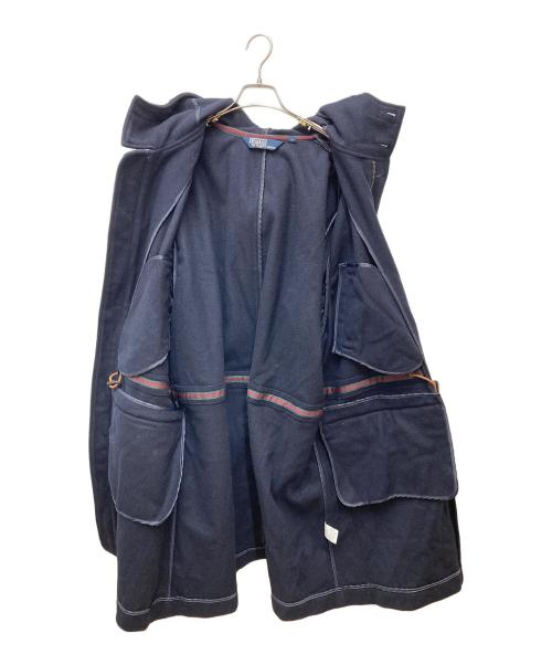 POLO RALPH LAUREN（ポロ・ラルフローレン）POLO RALPH LAUREN (ポロ・ラルフローレン) ウールフーデッドコート R-RL-YA0733 ネイビー サイズ:Lの古着・服飾アイテム