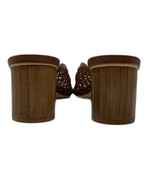 PELLICO SUNNY（ペリーコサニー）PELLICO SUNNY (ペリーコサニー) メッシュミュール ブラウン サイズ:36の古着・服飾アイテム