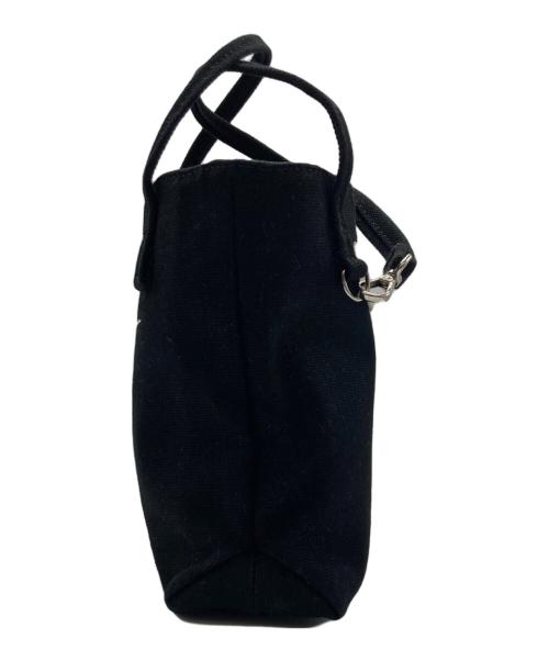 MM6 Maison Margiela（エムエムシックスメゾンマルジェラ）MM6 Maison Margiela (エムエムシックスメゾンマルジェラ) SHOPPING BAG MINI ショルダーバッグ ブラックの古着・服飾アイテム