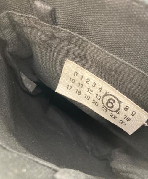 MM6 Maison Margiela（エムエムシックスメゾンマルジェラ）MM6 Maison Margiela (エムエムシックスメゾンマルジェラ) SHOPPING BAG MINI ショルダーバッグ ブラックの古着・服飾アイテム