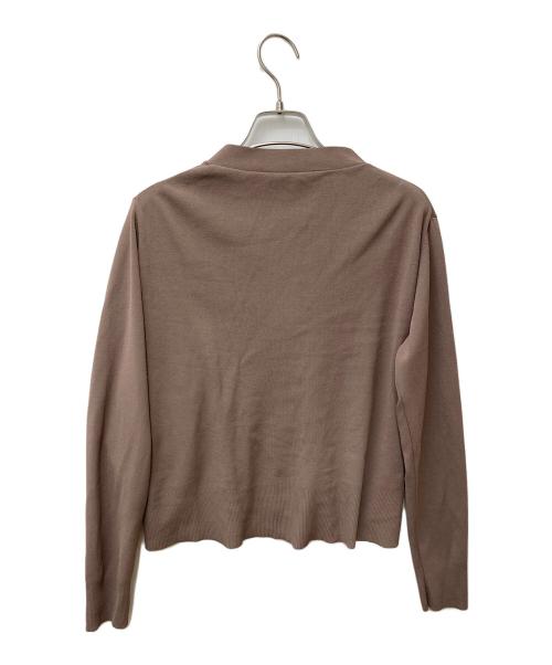 SOEJU（ソージュ）SOEJU (ソージュ) Vネックショートニットカーディガン S-00-NT-055 ブラウン サイズ:Fの古着・服飾アイテム