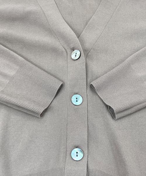 SOEJU（ソージュ）SOEJU (ソージュ) Vネックショートニットカーディガン S-00-NT-055 ブラウン サイズ:Fの古着・服飾アイテム