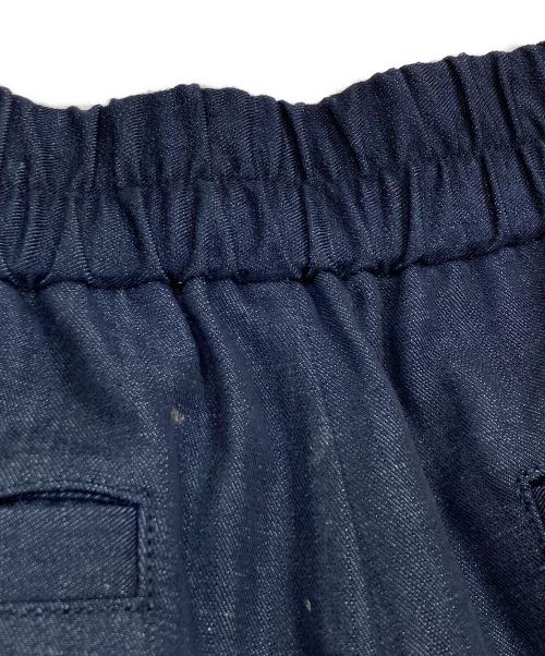 SOEJU（ソージュ）SOEJU (ソージュ) デニムライクタックワイドパンツ S-00-PT-031 インディゴ サイズ:Mの古着・服飾アイテム