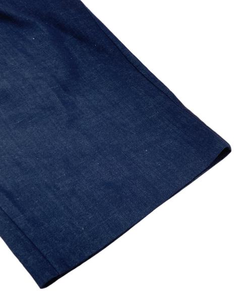 SOEJU（ソージュ）SOEJU (ソージュ) デニムライクタックワイドパンツ S-00-PT-031 インディゴ サイズ:Mの古着・服飾アイテム
