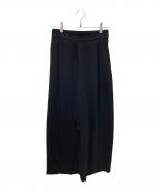 SOEJUソージュ）の古着「サイドタックワイドパンツ S-00-PT-019」｜ブラック