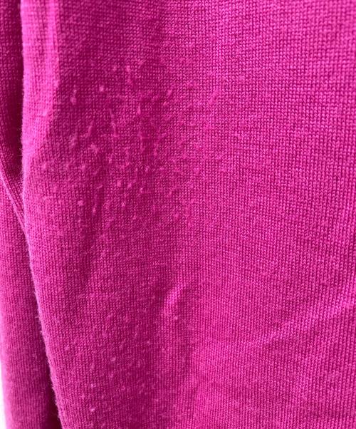 JOHN SMEDLEY（ジョンスメドレー）JOHN SMEDLEY (ジョンスメドレー) メリノウールカーディガン ピンク サイズ:XSの古着・服飾アイテム