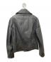 LEVI'S VINTAGE CLOTHING (リーバイス ビンテージ クロージング) レザーダブルライダースジャケット ブラック サイズ:S：25000円