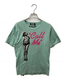 Hysteric Glamour（ヒステリックグラマー）の古着「Call Me Print T-Shirts 0202CT06」｜グリーン