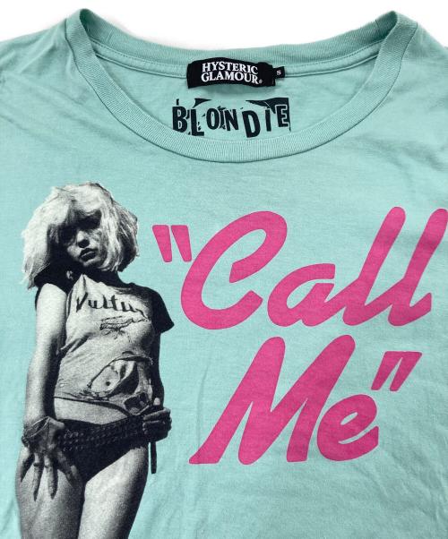 Hysteric Glamour（ヒステリックグラマー）Hysteric Glamour (ヒステリックグラマー) Call Me Print T-Shirts 0202CT06 グリーン サイズ:Sの古着・服飾アイテム