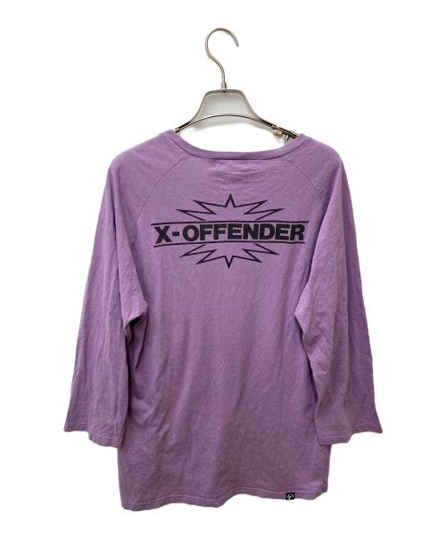 Hysteric Glamour（ヒステリックグラマー）Hysteric Glamour (ヒステリックグラマー) BLONDIE X-OFFENDER 7分袖カットソー パープル サイズ:Mの古着・服飾アイテム