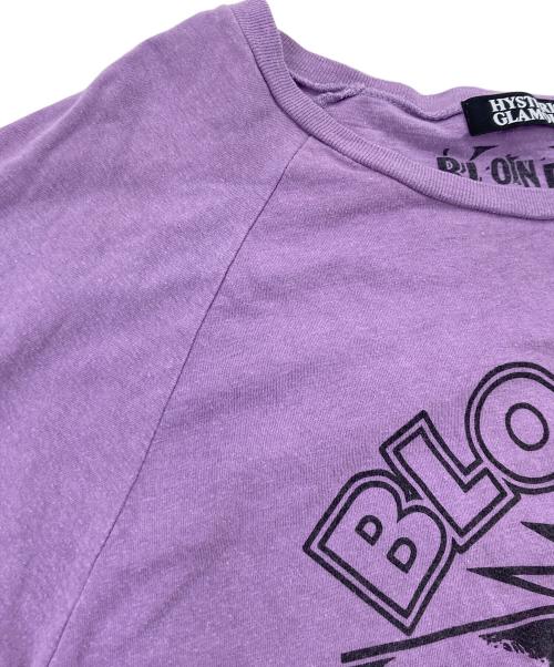 Hysteric Glamour（ヒステリックグラマー）Hysteric Glamour (ヒステリックグラマー) BLONDIE X-OFFENDER 7分袖カットソー パープル サイズ:Mの古着・服飾アイテム