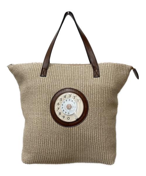 latilde（ラティルデ）latilde (ラティルデ) ダイヤルトートバッグ ベージュの古着・服飾アイテム