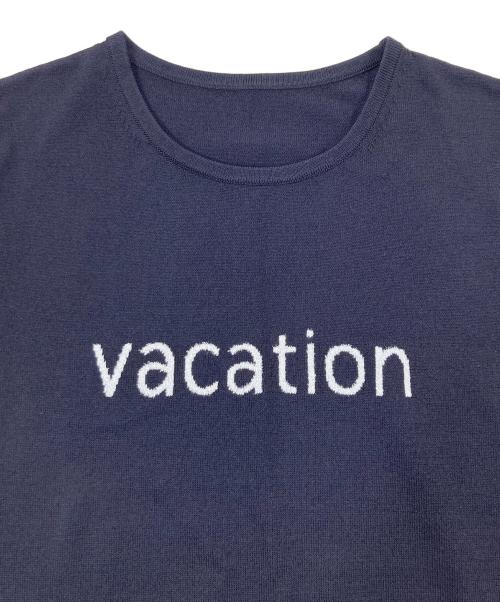 ANAYI（アナイ）ANAYI (アナイ) VACATION ロゴ プルオーバー 10252816130 ネイビー サイズ:36 未使用品の古着・服飾アイテム