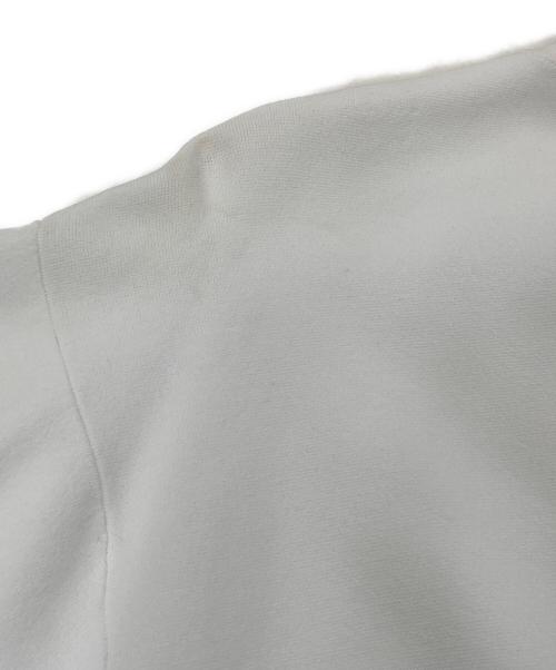 BLENHEIM（ブレンヘイム）BLENHEIM (ブレンヘイム) ジップアップクルーネックワイドニットカーディガン U742-002 ホワイト サイズ:XXSの古着・服飾アイテム