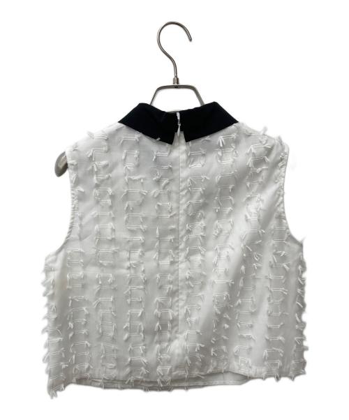 Diagram（ダイアグラム）Diagram (ダイアグラム) シアージャガードトップ 0324241085 ホワイト サイズ:36の古着・服飾アイテム