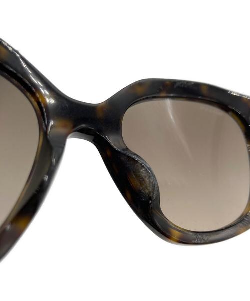 PRADA（プラダ）PRADA (プラダ) キャッツアイサングラス　2AU-3D0 ブラウン サイズ:53-20の古着・服飾アイテム