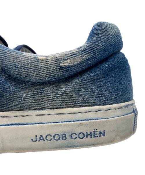 JACOB COHEN（ヤコブコーエン）JACOB COHEN (ヤコブコーエン) ダメージ加工デニムスリッポン インディゴ サイズ:表記無しの古着・服飾アイテム