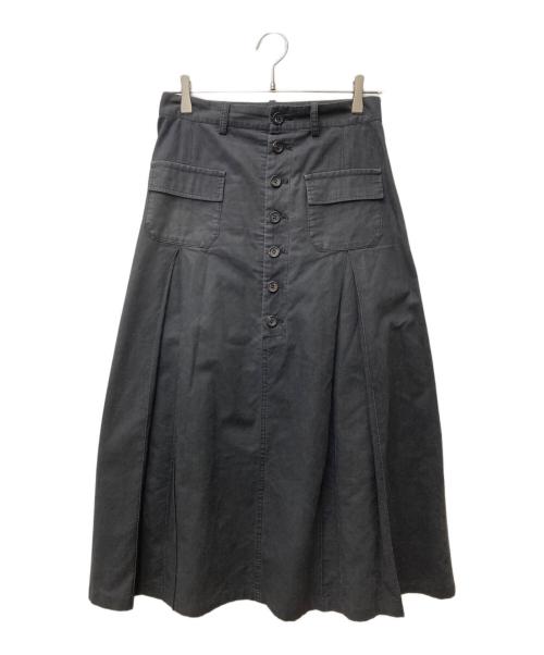 Y's（ワイズ）Y's (ワイズ) フロントボタンスカート　YM-S27-056 グレー サイズ:1の古着・服飾アイテム