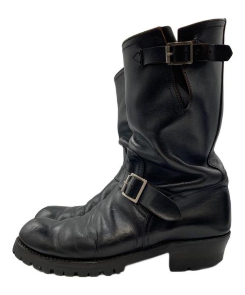 BUCO bY JOSEPH BUEGELEISEN CO.（ブコ バイ ジョセフ・ビューガライゼン・カンパニー）BUCO bY JOSEPH BUEGELEISEN CO. THE REAL McCOY'S (ザ・リアルマッコイズ) ホースハイドエンジニアブーツ 112-3581 ブラック サイズ:11Dの古着・服飾アイテム