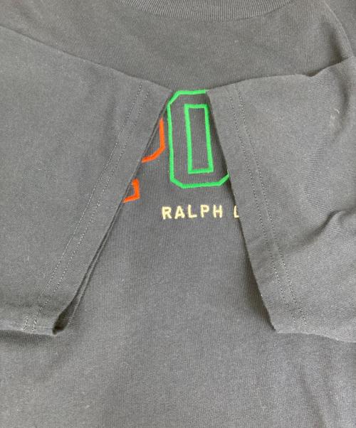 POLO RALPH LAUREN（ポロ・ラルフローレン）POLO RALPH LAUREN (ポロ・ラルフローレン) 刺繍ロゴTシャツ ネイビー サイズ:XLの古着・服飾アイテム