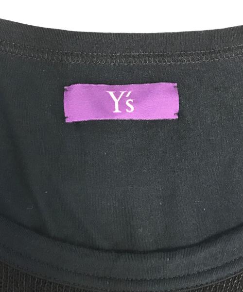Y's（ワイズ）Y's (ワイズ) デザインワンピース ブラック サイズ:2の古着・服飾アイテム