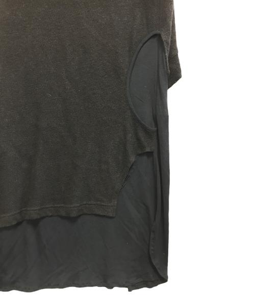 Y's（ワイズ）Y's (ワイズ) デザインワンピース ブラック サイズ:2の古着・服飾アイテム