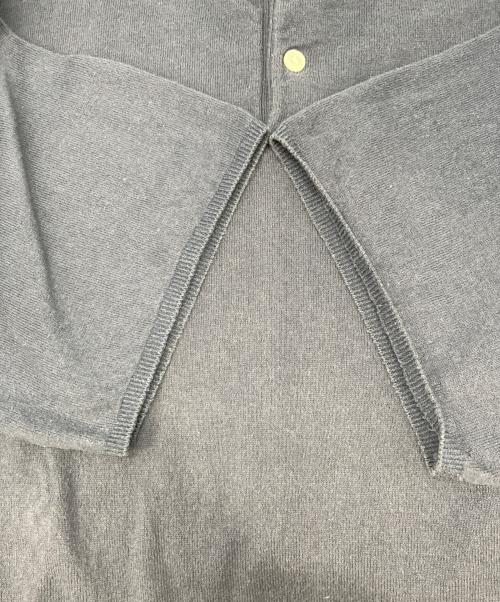 STEVEN ALAN（スティーブンアラン）STEVEN ALAN (スティーブンアラン) KUBO HENLEY NECK SHORT SLEEVE KNIT-LOOSE　8118-248-0111 ネイビー サイズ:Mの古着・服飾アイテム