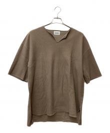 blurhms ROOTSTOCK（ブラームスルーツストック）の古着「サーマルオーバーネックT　BHS-RKSS20018」｜ブラウン