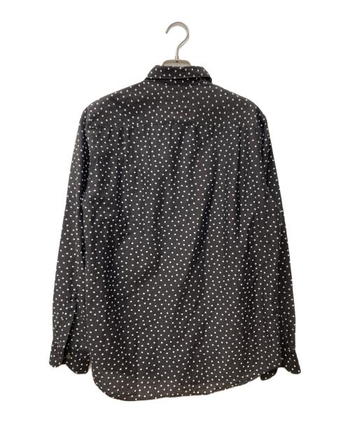 Pilgrim（ピルグリム）Pilgrim (ピルグリム) コットンシルクレギュラーカラードットシャツ ブラック サイズ:XSの古着・服飾アイテム