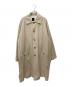 EASY TO WEAR（イージートゥウェアー）の古着「COAT/LINEN CANVAS ETW20SS-CT001」｜ベージュ