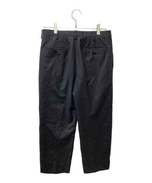 CARUSO（カルーゾ）CARUSO (カルーゾ) ウールチェックストライプパンツ PH08TZ/240326 ブラック サイズ:44の古着・服飾アイテム