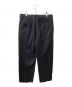 CARUSO (カルーゾ) ウールチェックストライプパンツ PH08TZ/240326 ブラック サイズ:44：6000円