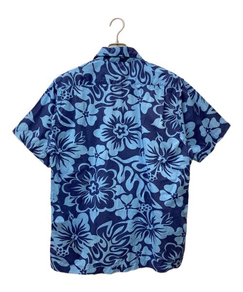 stussy（ステューシー）stussy (ステューシー) 半袖オープンカラーシャツ ブルー サイズ:Mの古着・服飾アイテム