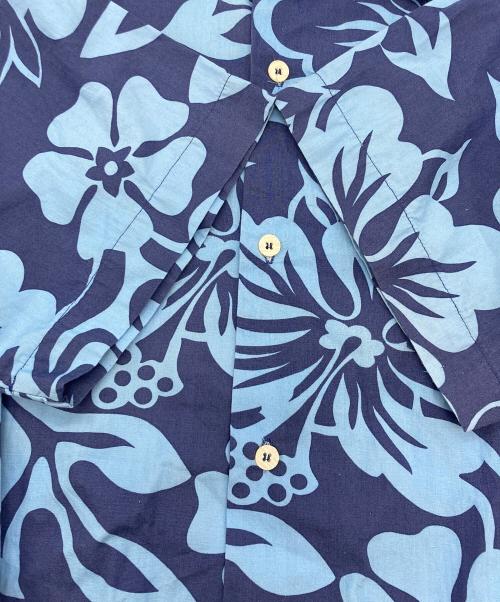 stussy（ステューシー）stussy (ステューシー) 半袖オープンカラーシャツ ブルー サイズ:Mの古着・服飾アイテム