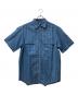 stussy（ステューシー）の古着「半袖ワークシャツ」｜スカイブルー
