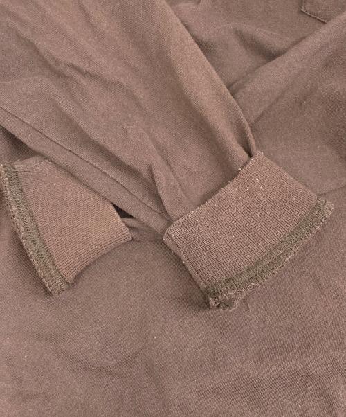 CarHartt（カーハート）CarHartt (カーハート) ロングスリーブカットソー ブラウン サイズ:Sの古着・服飾アイテム