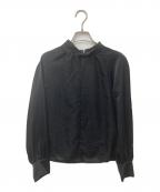 Pinky & Dianneピンキーアンドダイアン）の古着「ツッキリジャガードラグランブラウス 031-4210946」｜ブラック