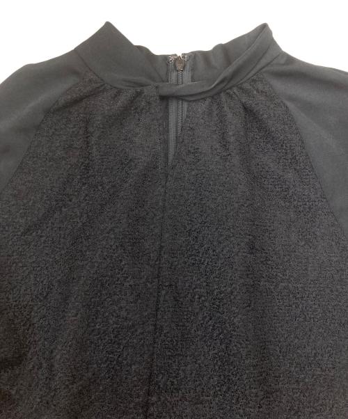 Pinky & Dianne（ピンキーアンドダイアン）Pinky & Dianne (ピンキーアンドダイアン) ツッキリジャガードラグランブラウス 031-4210946 ブラック サイズ:Mの古着・服飾アイテム