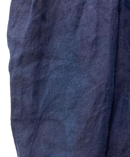 ICHI Antiquites（イチアンティークス）ICHI Antiquites (イチアンティークス) リネンシャツワンピース K/T81035 ネイビー サイズ:表記なしの古着・服飾アイテム