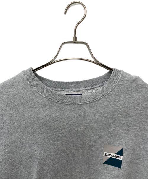 DESCENDANT（ディセンダント）DESCENDANT (ディセンダント) プリントスウェット グレー サイズ:160cm (S)の古着・服飾アイテム