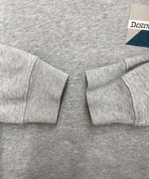 DESCENDANT（ディセンダント）DESCENDANT (ディセンダント) プリントスウェット グレー サイズ:160cm (S)の古着・服飾アイテム