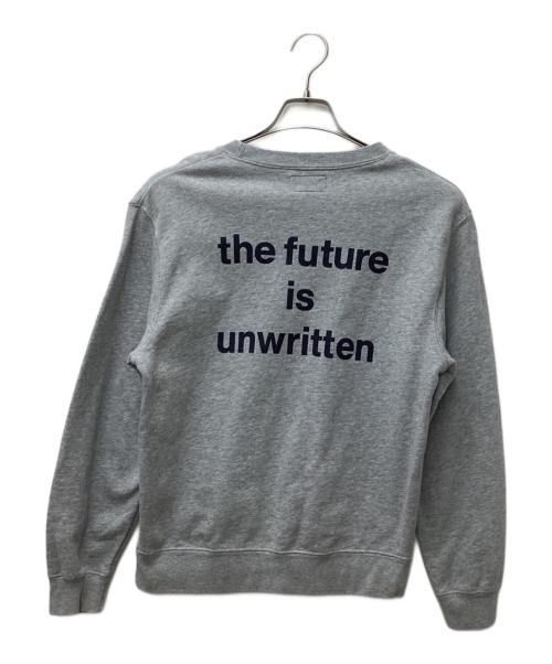 DESCENDANT（ディセンダント）DESCENDANT (ディセンダント) プリントスウェット グレー サイズ:160cm (S)の古着・服飾アイテム