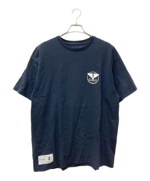 DESCENDANT（ディセンダント）DESCENDANT (ディセンダント) FLUKE UP Tシャツ ネイビー サイズ:2の古着・服飾アイテム